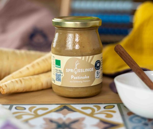 Baby porridge organic parsnip returnable jar